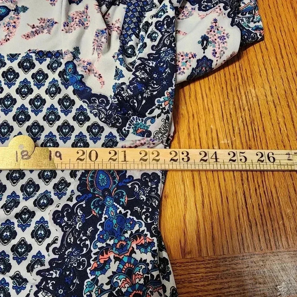 Front Of Closet Plus Size 2X 3/4 Sleeve Top Multicolor - Picture 3 of 7